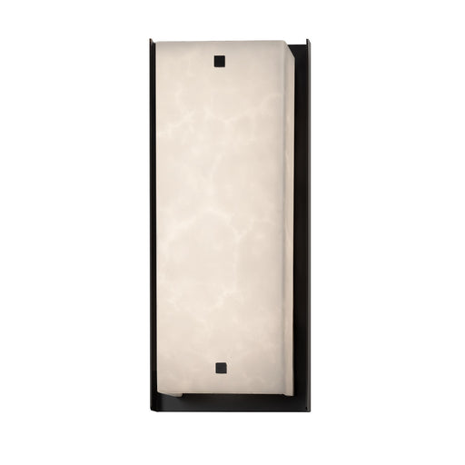 Justice Designs - CLD-7652W-MBLK - LED Outdoor Wall Sconce - Clouds - Matte Black