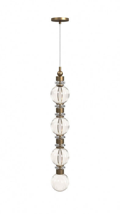 Avenue Lighting - HF7904-AB - LED Pendant - Avra - Aged Brass