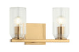 Matteo Lighting - W34002AG - Two Light Wall Sconce - Westlock - Aged Gold Brass