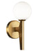 Matteo Lighting - W34901AGOP - LED Wall Sconce - Scriben - Aged Gold Brass