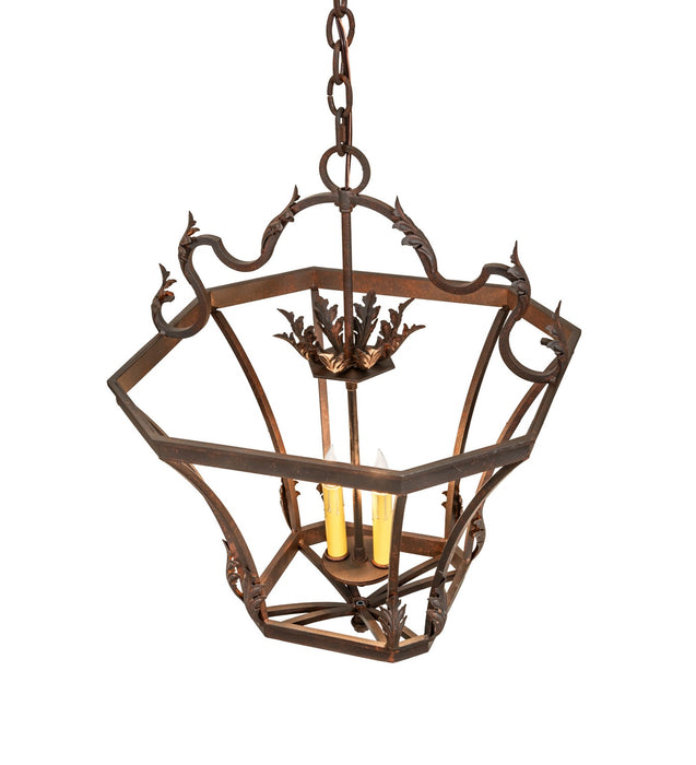 Meyda Tiffany - 144726 - Two Light Pendant - Dresden - Rusty Nail