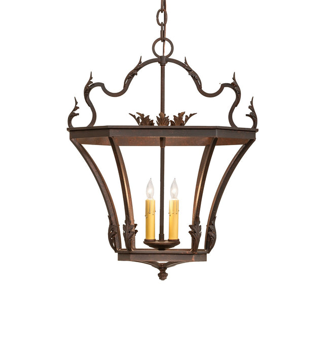 Meyda Tiffany - 144726 - Two Light Pendant - Dresden - Rusty Nail