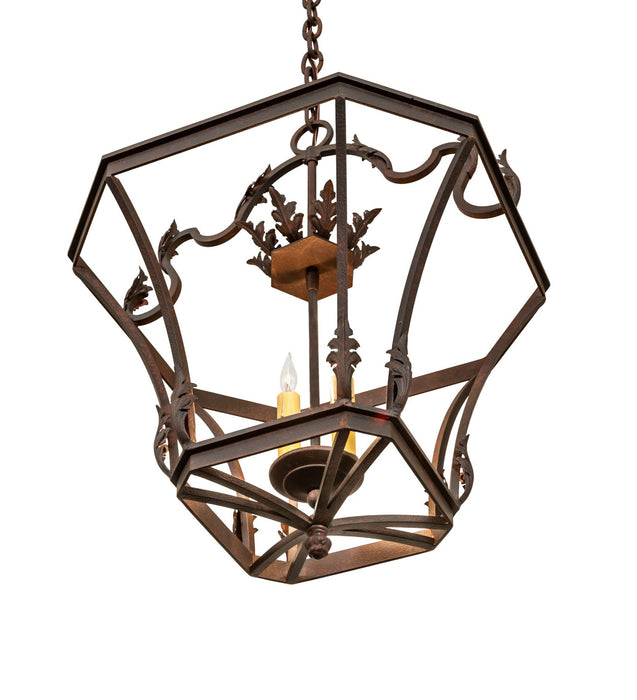 Meyda Tiffany - 144726 - Two Light Pendant - Dresden - Rusty Nail