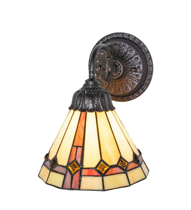 Meyda Tiffany - 250246 - One Light Wall Sconce - Belvidere - Mahogany Bronze