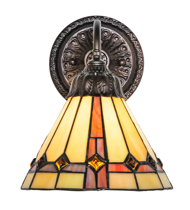 Meyda Tiffany - 250246 - One Light Wall Sconce - Belvidere - Mahogany Bronze