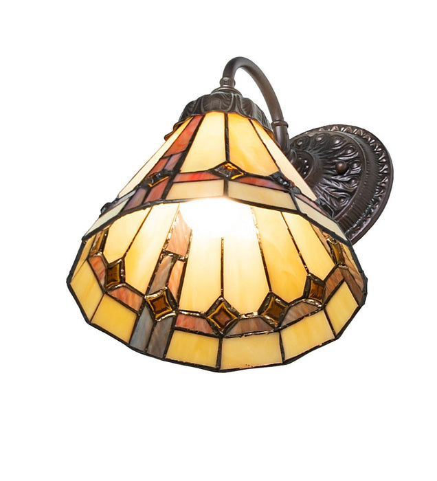 Meyda Tiffany - 250246 - One Light Wall Sconce - Belvidere - Mahogany Bronze