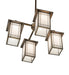 Meyda Tiffany - 264849 - Four Light Chandelier - Hyde Park - Antique Brass