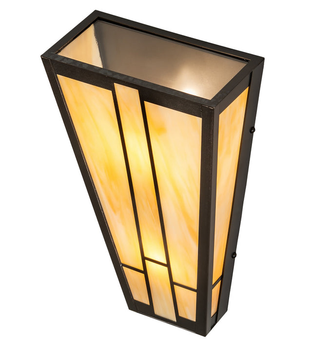 Meyda Tiffany - 266996 - LED Wall Sconce - Yosemite - Craftsman Brown