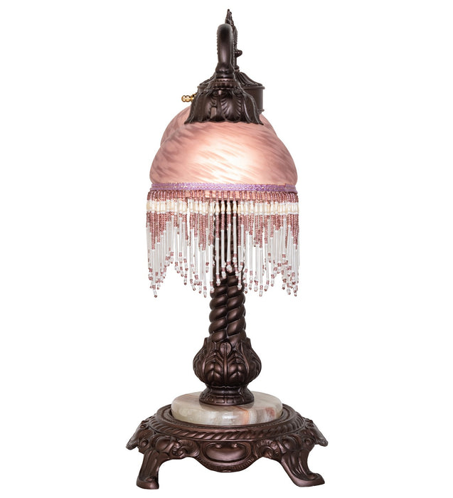 Meyda Tiffany - 18250 - Two Light Table Lamp - Roussillon - Mahogany Bronze