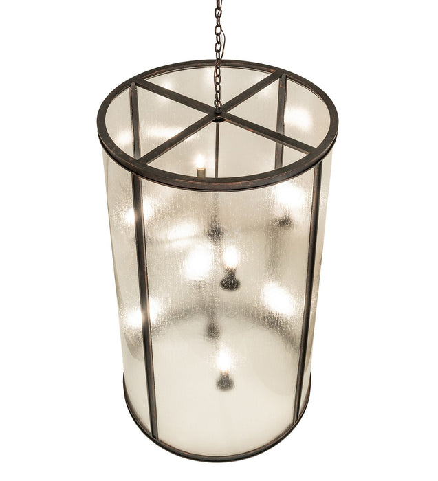 Meyda Tiffany - 259210 - Eight Light Pendant - Cilindro - Flemish Bronze