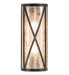 Meyda Tiffany - 266995 - Two Light Wall Sconce - Saltire - Wrought Iron