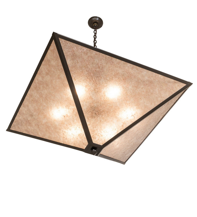 Meyda Tiffany - 267772 - Six Light Pendant - Mission - Timeless Bronze