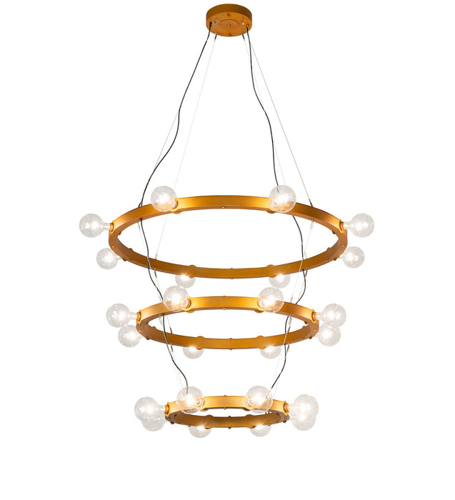 Meyda Tiffany - 267946 - 24 Light Chandelier - Manheim - Gold Metallic