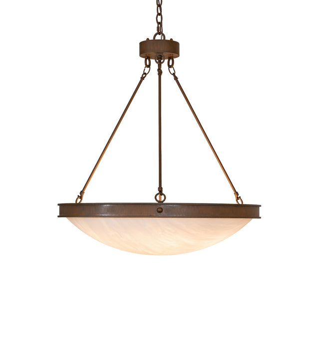 Meyda Tiffany - 268103 - Six Light Pendant - Dionne - Rustic Iron