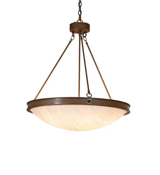 Meyda Tiffany - 268103 - Six Light Pendant - Dionne - Rustic Iron