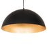 Meyda Tiffany - 268122 - LED Pendant - Gravity - Solar Black & Gold Metallic