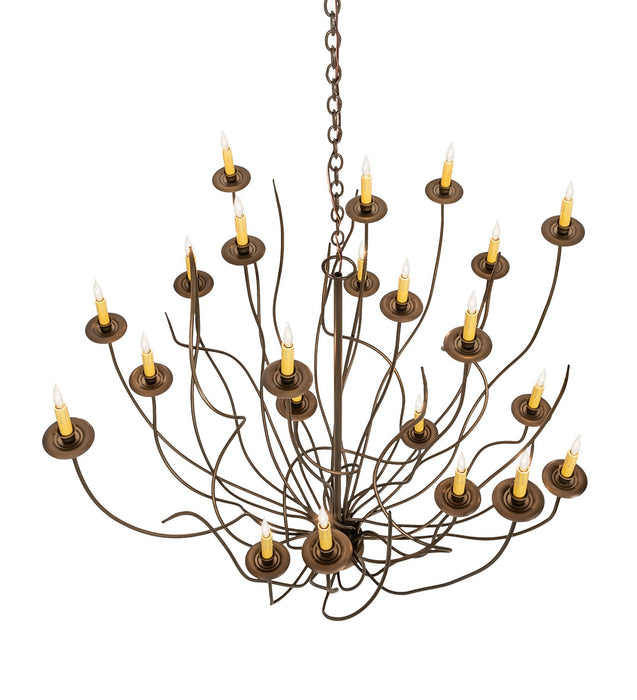 Meyda Tiffany - 268164 - 22 Light Chandelier - Sycamore - Antique Copper