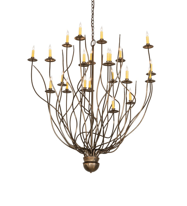 Meyda Tiffany - 268164 - 22 Light Chandelier - Sycamore - Antique Copper