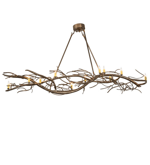 Meyda Tiffany - 268320 - 11 Light Chandelier - Winter Solstice - Antique Copper