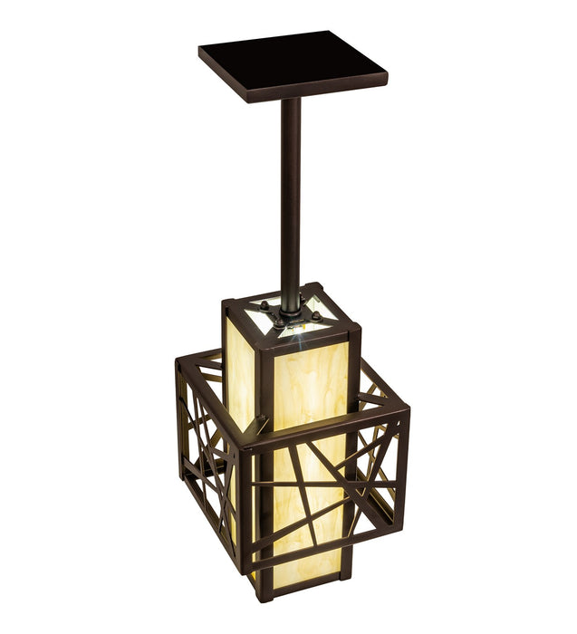 Meyda Tiffany - 268565 - LED Pendant - Quadrato - Dark Bronze