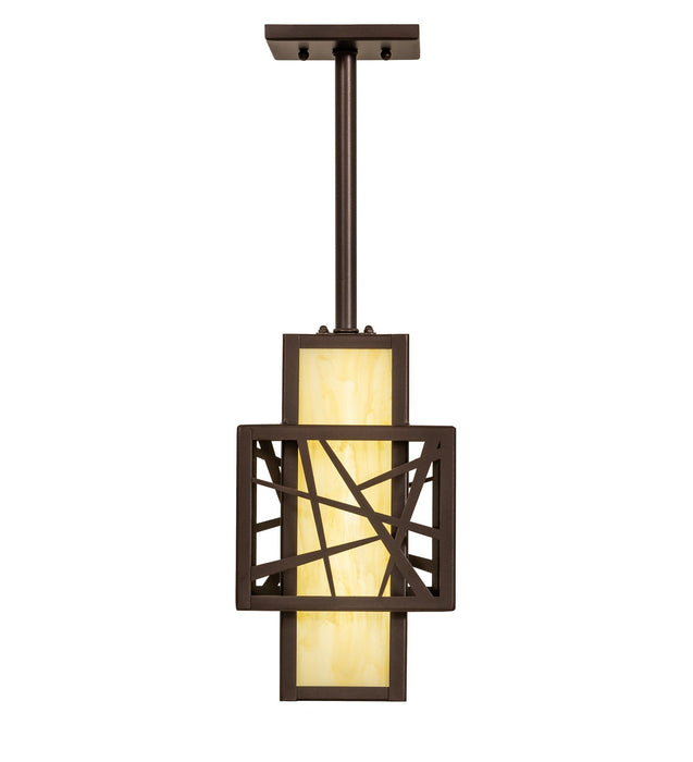 Meyda Tiffany - 268565 - LED Pendant - Quadrato - Dark Bronze