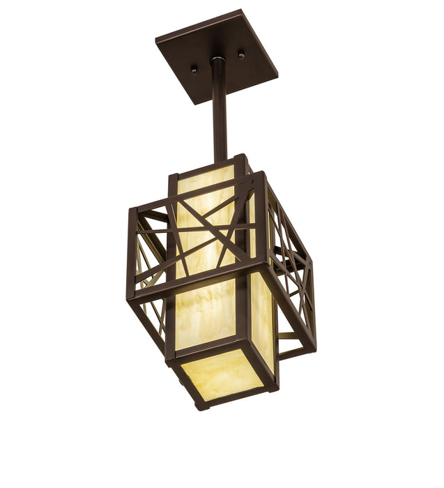 Meyda Tiffany - 268565 - LED Pendant - Quadrato - Dark Bronze