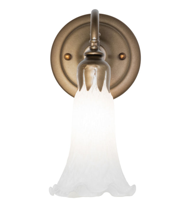 Meyda Tiffany - 268610 - One Light Wall Sconce - White - Antique Copper