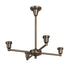 Meyda Tiffany - 268813 - Four Light Chandelier - Revival Oyster Bay - Antique Brass