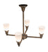 Meyda Tiffany - 268813 - Four Light Chandelier - Revival Oyster Bay - Antique Brass