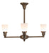 Meyda Tiffany - 268813 - Four Light Chandelier - Revival Oyster Bay - Antique Brass