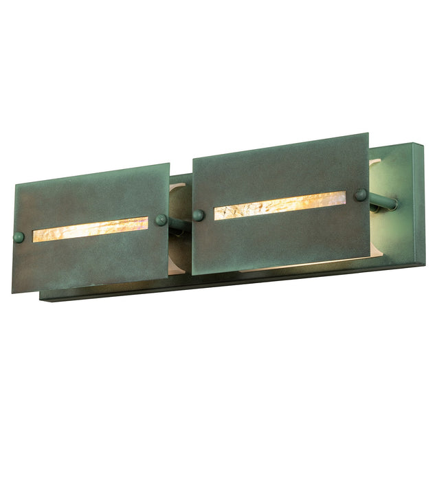 Meyda Tiffany - 269167 - Two Light Wall Sconce - Moss Creek - Verdigris