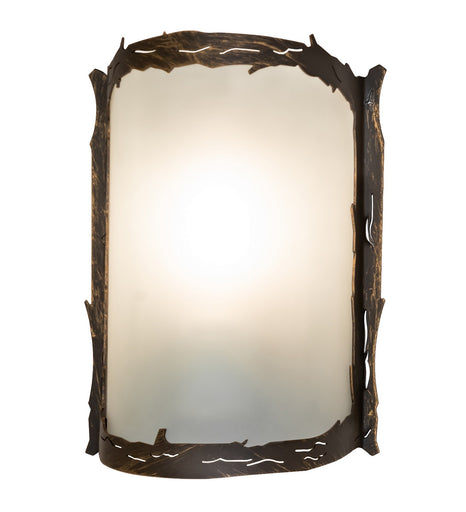 Leaf Edge One Light Wall Sconce