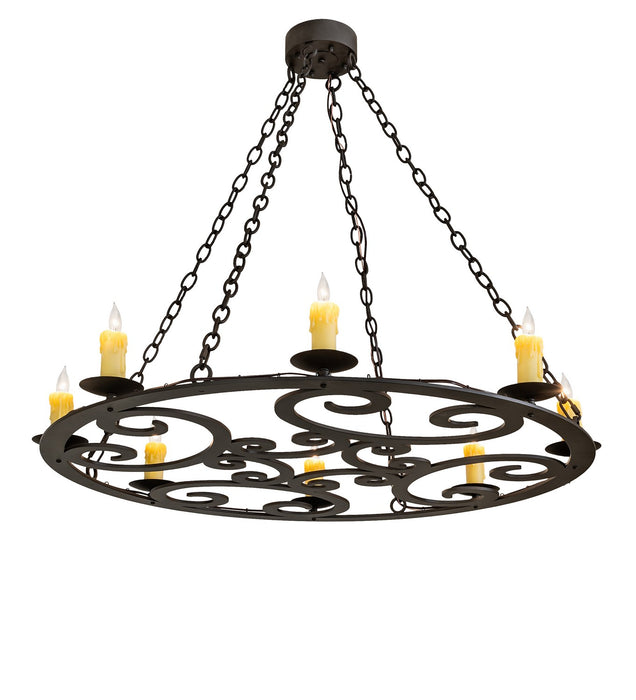 Meyda Tiffany - 269747 - Eight Light Chandelier - Ashley - Oil Rubbed Bronze