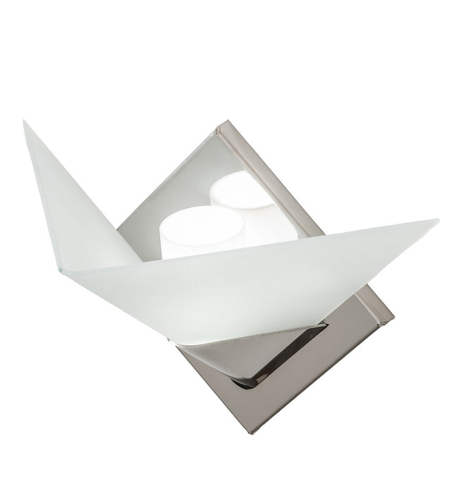 Meyda Tiffany - 270677 - LED Wall Sconce - Tempe - Polished Stainless Steel