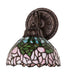 Meyda Tiffany - 270876 - One Light Wall Sconce - Tiffany Cabbage Rose - Mahogany Bronze