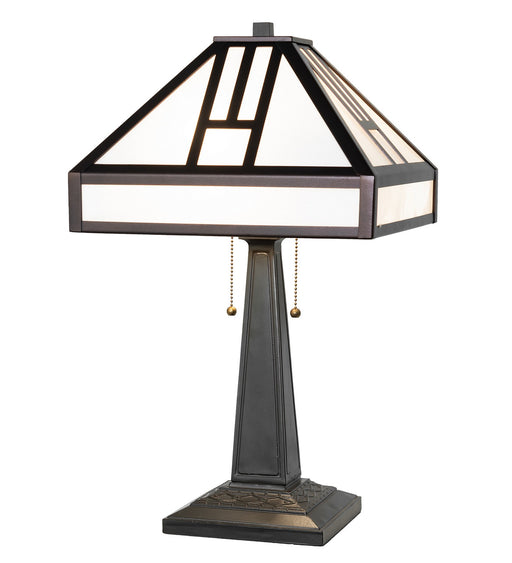 Meyda Tiffany - 270906 - Two Light Table Lamp - Mission - Mahogany Bronze