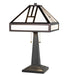 Meyda Tiffany - 270906 - Two Light Table Lamp - Mission - Mahogany Bronze