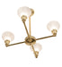 Meyda Tiffany - 271767 - Four Light Chandelier - Revival Oyster Bay - Polished Brass