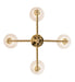 Meyda Tiffany - 271767 - Four Light Chandelier - Revival Oyster Bay - Polished Brass