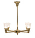 Meyda Tiffany - 271776 - Four Light Chandelier - Revival - Polished Brass