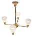 Meyda Tiffany - 271803 - Four Light Chandelier - Revival - Polished Brass