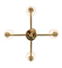 Meyda Tiffany - 271803 - Four Light Chandelier - Revival - Polished Brass