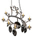 Meyda Tiffany - 271988 - Eight Light Pot Rack - Laramie - Blackened Pewter