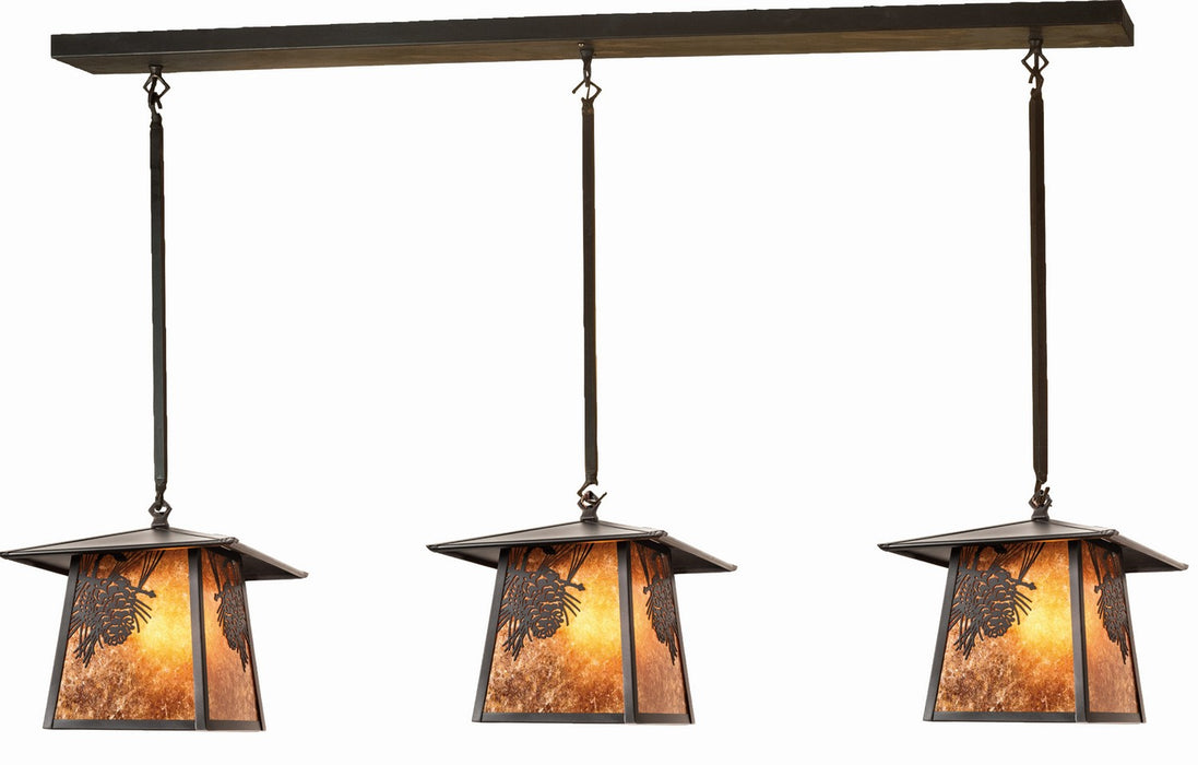 Meyda Tiffany - 62668 - Three Light Island Pendant - Seneca