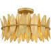 Quoizel - LIZ1716GFL - Three Light Semi Flush Mount - Liza - Gold Leaf