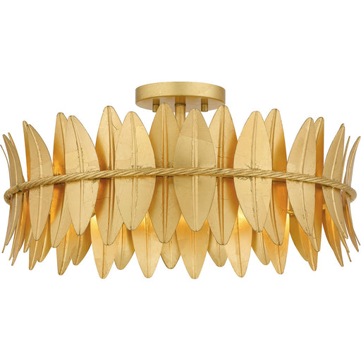 Liza Four Light Semi Flush Mount