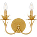 Quoizel - MAA8712GFL - Two Light Wall Sconce - Maria - Gold Leaf