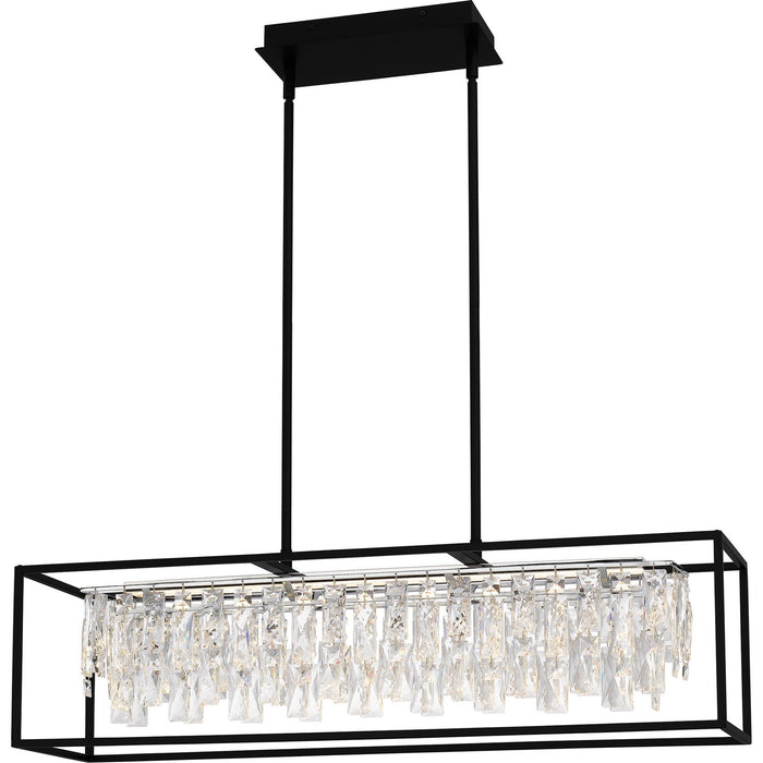 Quoizel - PCBNC635MBK - LED Linear Chandelier - Brillance - Matte Black