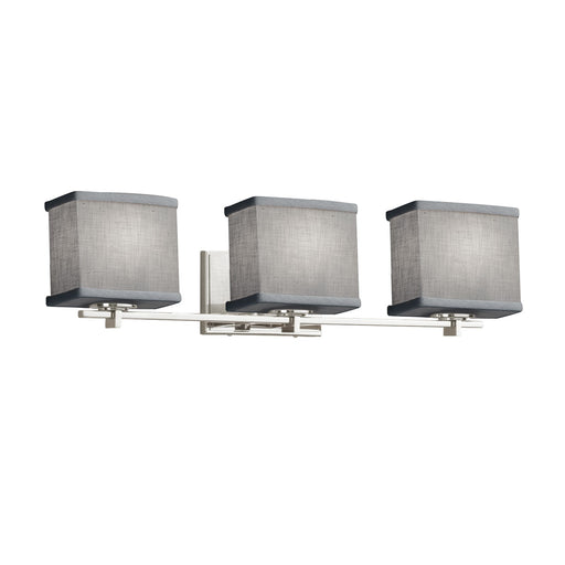 Textile Three Light Bath Bar