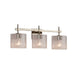 Justice Designs - FSN-8413-30-SEED-NCKL - Three Light Bath Bar - Fusion - Brushed Nickel